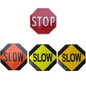 STOP/SLOW Signs for Paddles & Poles, 16" & 18"