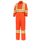 Hi Vis Poly Cotton Safety Coverall