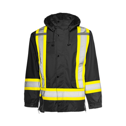 High Visibility 6-in-1 Winter Safety Parka