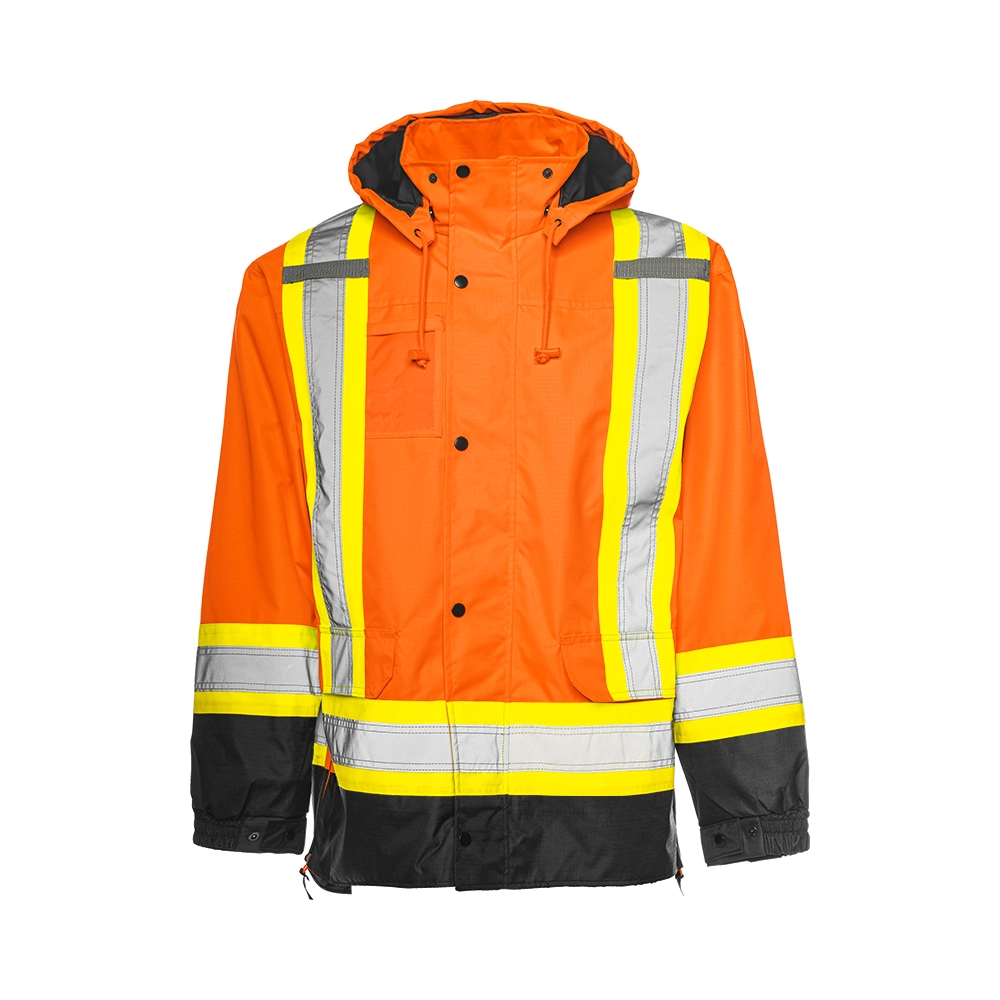 High Visibility 6-in-1 Winter Safety Parka