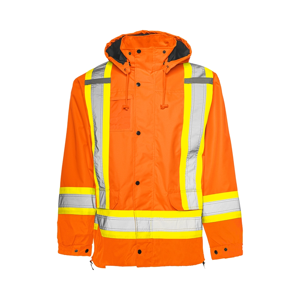 High Visibility 6-in-1 Winter Safety Parka