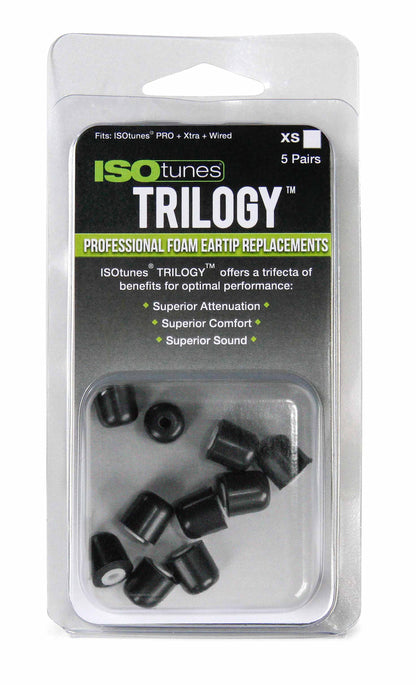 IsoTunes Trillogy Replacement Foam Ear Tips