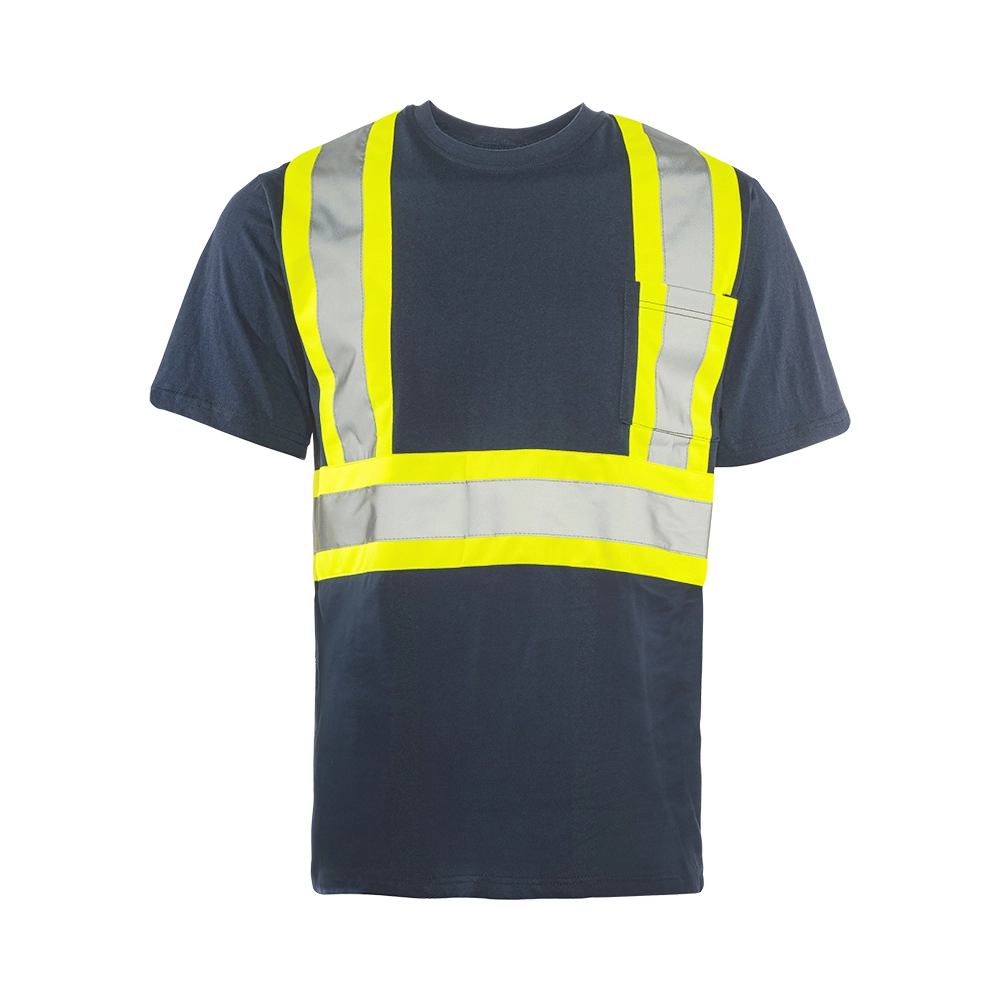 High Visibility Safety T-Shirt, Cotton, 4" Reflective Tape