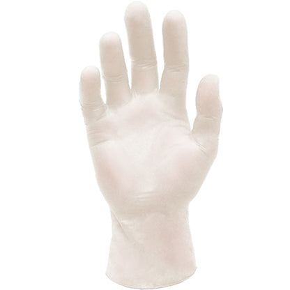 Clear Vinyl Examination Gloves, Powder-Free, 3 Mil Case of 10 Boxes