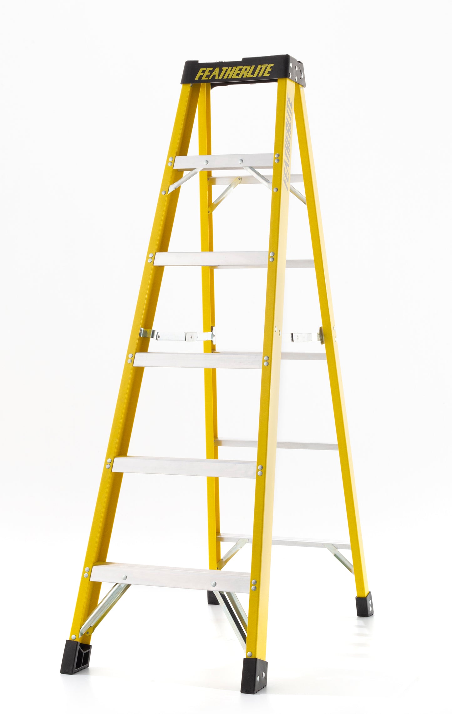 6' Fiberglass Stepladder Type A 300lbs Rated