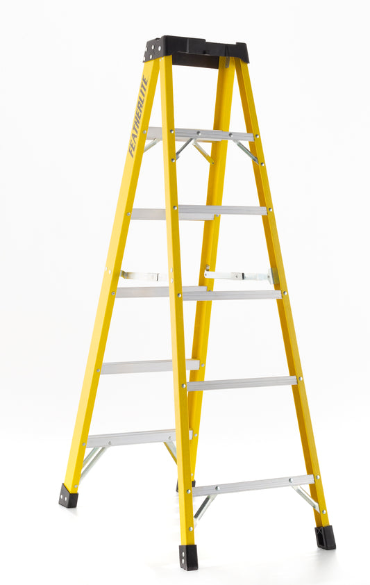 6' Fiberglass Stepladder Type A 300lbs Rated