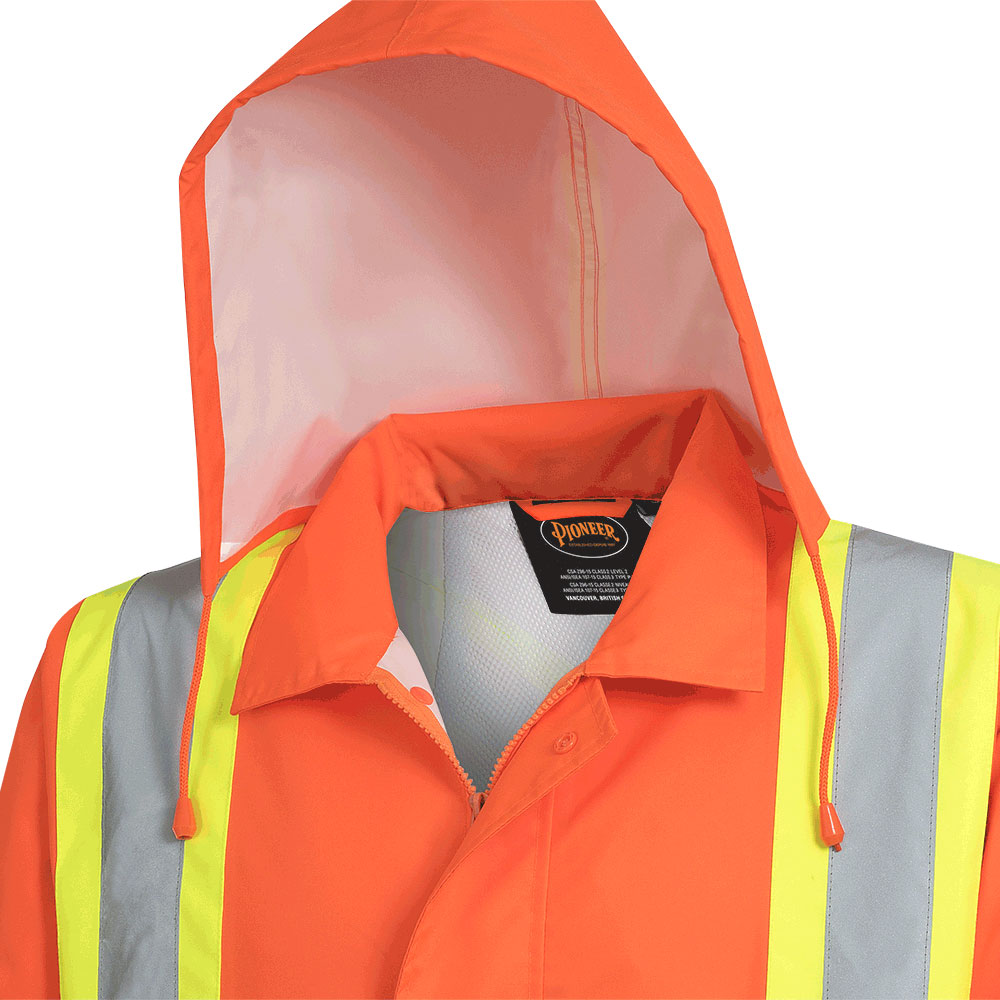 Waterproof Safety Jackets - "The Rock  " - PU Coated 300D Oxford Polyester