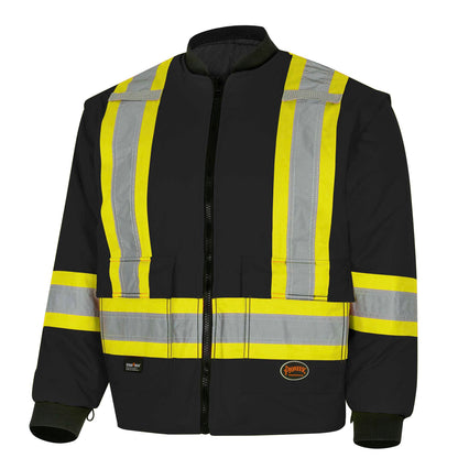 Waterproof Safety Jackets 450D Oxford Polyester