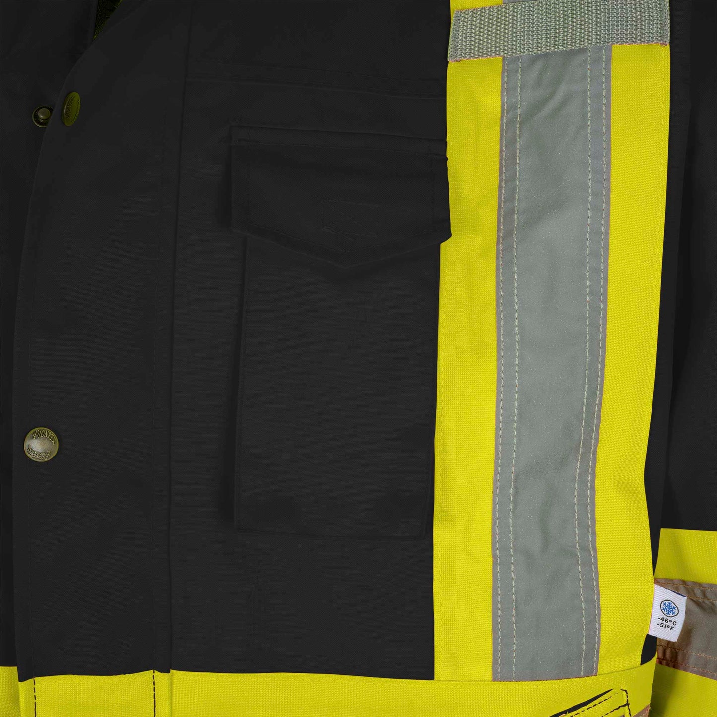 Waterproof Safety Jackets 450D Oxford Polyester