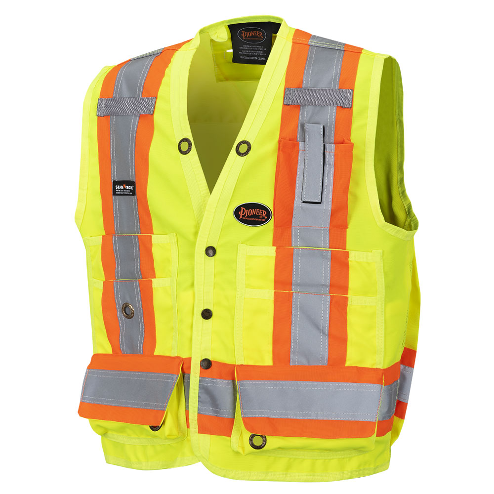 Pioneer Hi-Viz Surveyors Vest Yellow