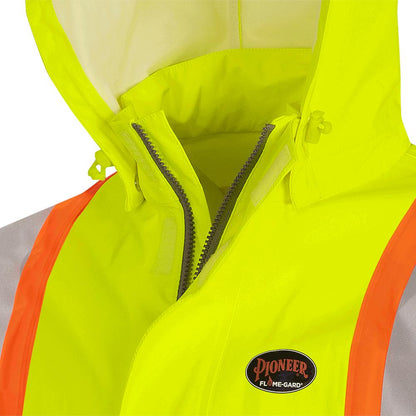 FR/Arc Rated Waterproof  Rain Jackets - Polyurethane/Cotton