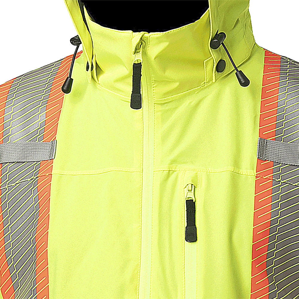 Hi-Vis Softshell Waterproof/Breathable Premium Safety Jackets