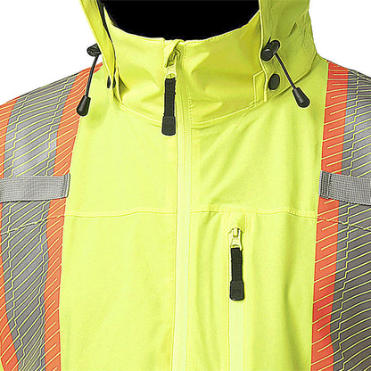 Hi-Vis Softshell Waterproof/Breathable Premium Safety Jackets