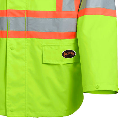 Waterproof Safety Jackets - "The Rock  " - PU Coated 300D Oxford Polyester