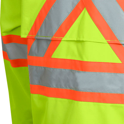 Waterproof Safety Jackets - "The Rock  " - PU Coated 300D Oxford Polyester