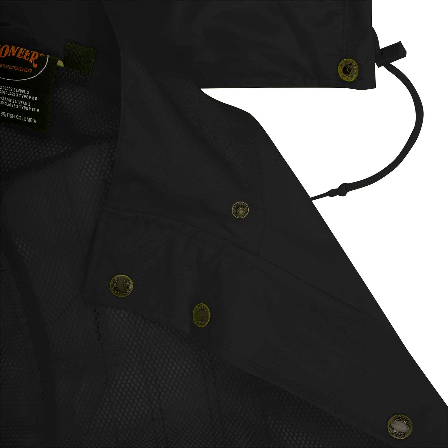 Waterproof Safety Jackets 450D Oxford Polyester