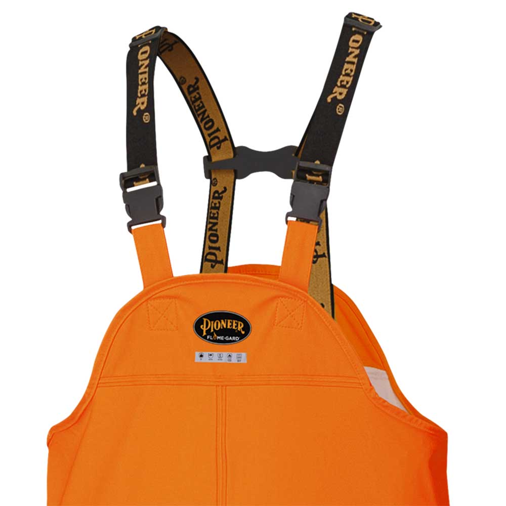 High Visibility FR Bib Overalls - Waterproof Stretch Pants