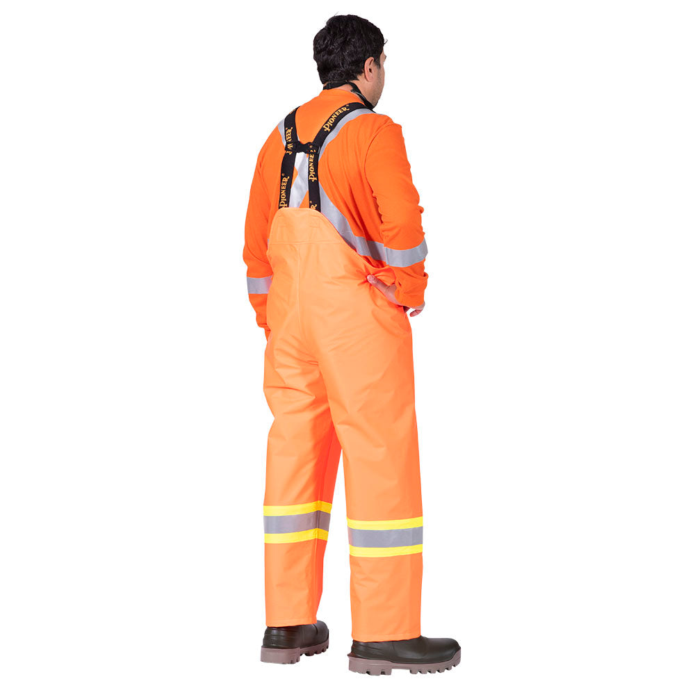 High Visibility FR Bib Overalls - Waterproof Stretch Pants