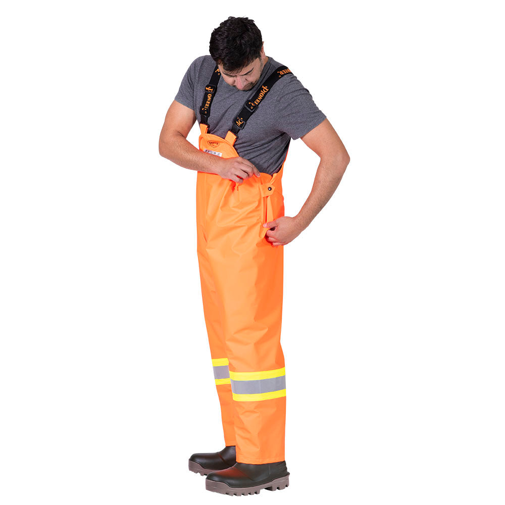 High Visibility FR Bib Overalls - Waterproof Stretch Pants