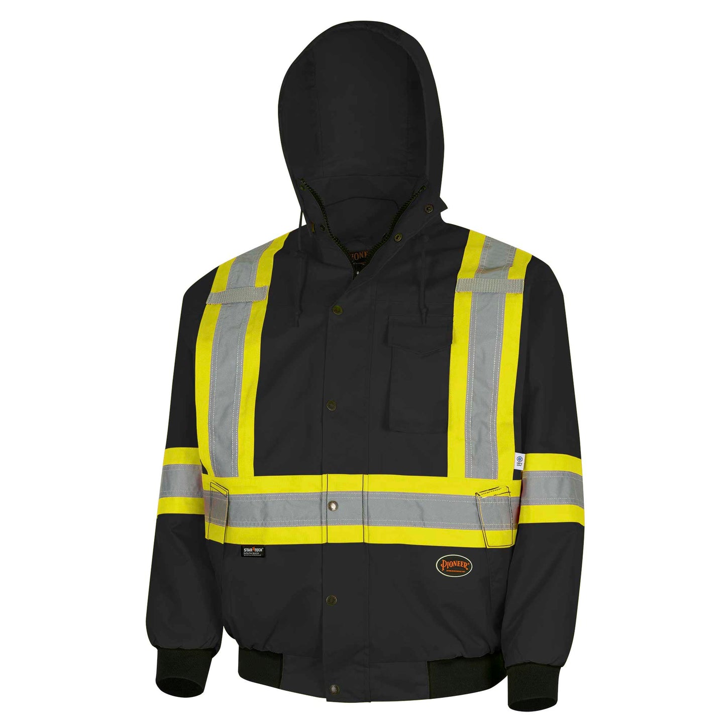 Waterproof Safety Jackets 450D Oxford Polyester