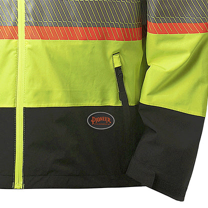 Hi-Vis Softshell Waterproof/Breathable Premium Safety Jackets