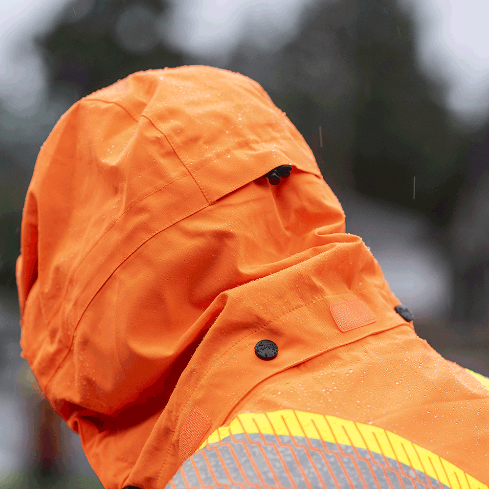 Hi-Vis Softshell Waterproof/Breathable Premium Safety Jackets