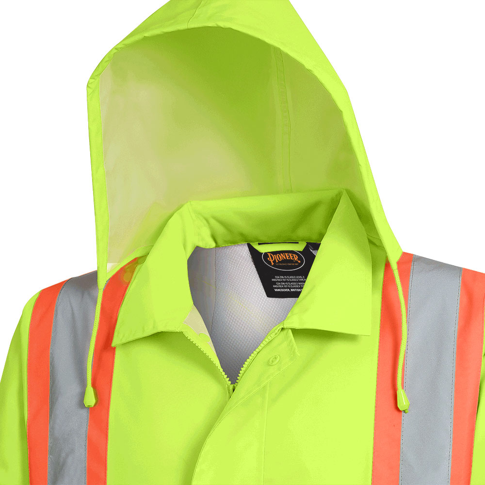 Waterproof Safety Jackets - "The Rock  " - PU Coated 300D Oxford Polyester