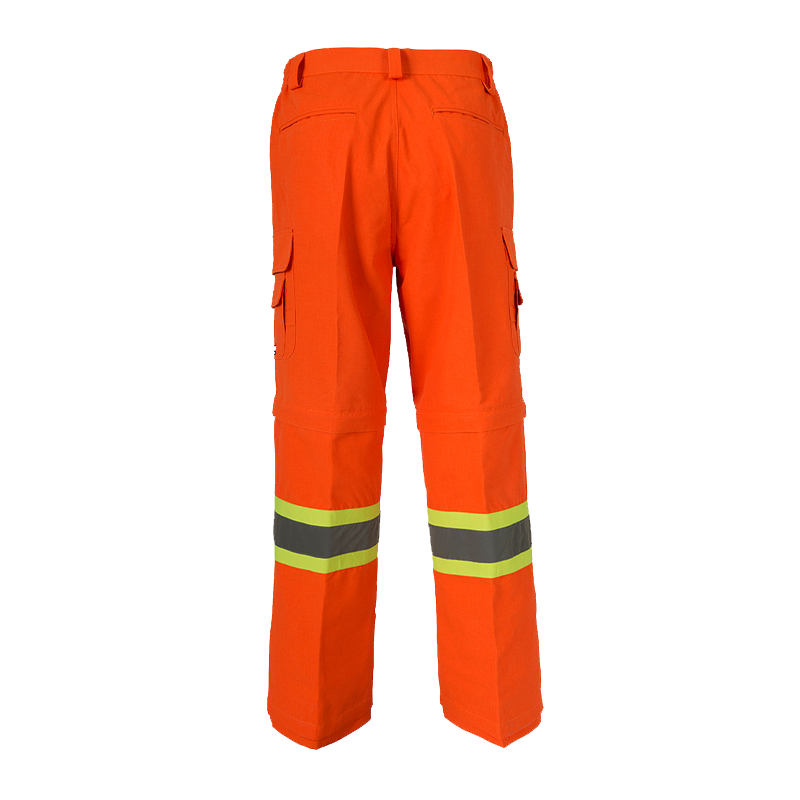 Coolworks Ventilated High Visibility Workpants, with 4" Reflective Tape - Orange