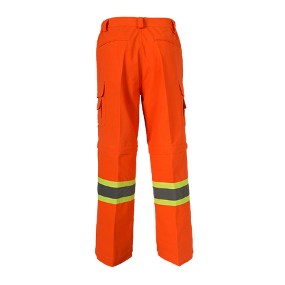 Coolworks Ventilated High Visibility Workpants, with 4" Reflective Tape - Orange