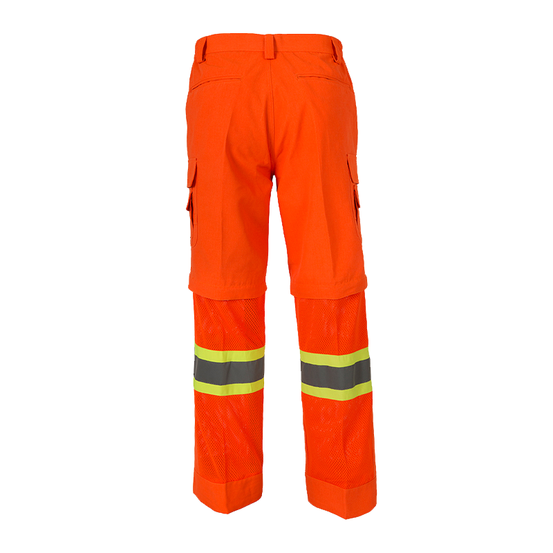 Coolworks Ventilated High Visibility Workpants, with 4" Reflective Tape - Orange