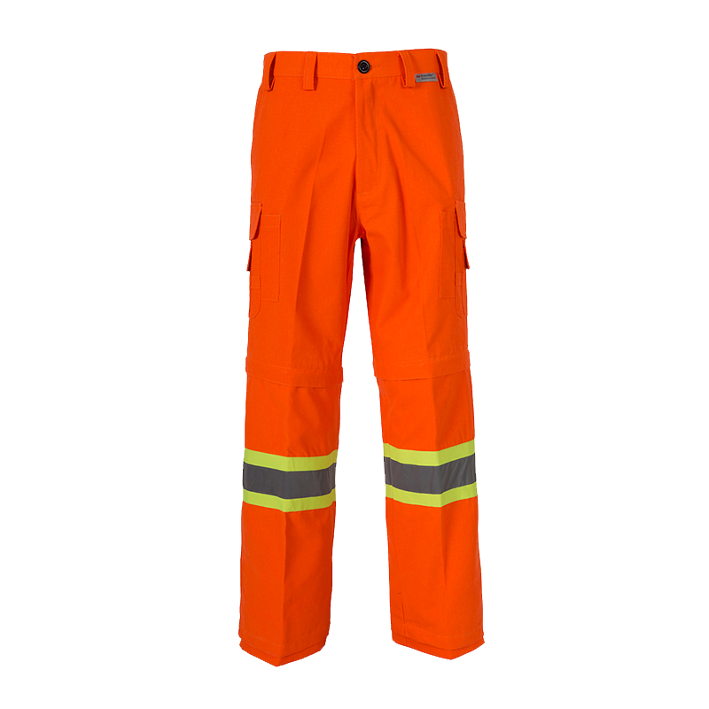 Coolworks Ventilated High Visibility Workpants, with 4" Reflective Tape - Orange