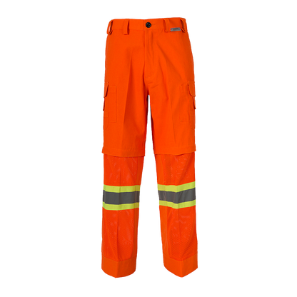 Coolworks Ventilated High Visibility Workpants, with 4" Reflective Tape - Orange