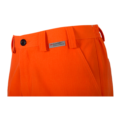 Coolworks Ventilated High Visibility Workpants, with 4" Reflective Tape - Orange