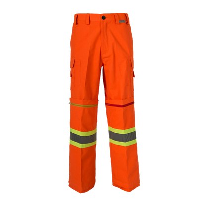 Coolworks Ventilated High Visibility Workpants, with 4" Reflective Tape - Orange