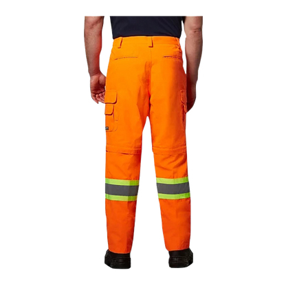 Coolworks Ventilated High Visibility Workpants, with 4" Reflective Tape - Orange