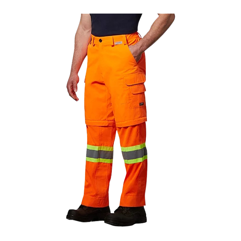 Coolworks Ventilated High Visibility Workpants, with 4" Reflective Tape - Orange