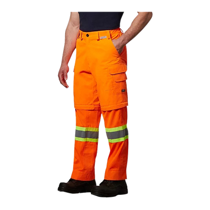 Coolworks Ventilated High Visibility Workpants, with 4" Reflective Tape - Orange