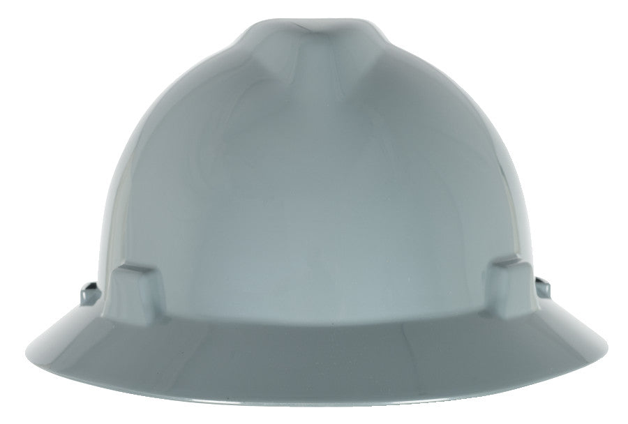 Grey full brim hard hats on sale