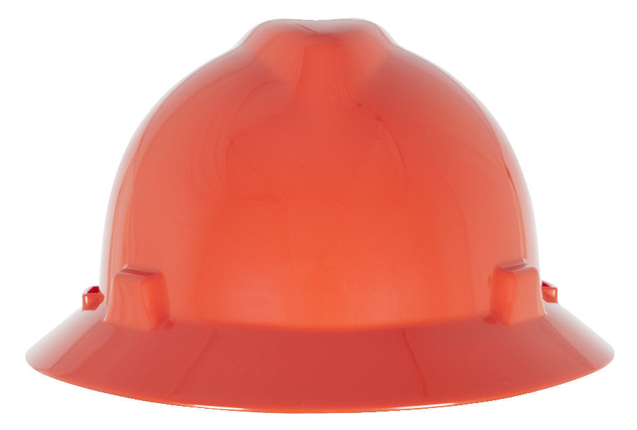 MSA Hard Hat V Gard Fas Trac Green 475370